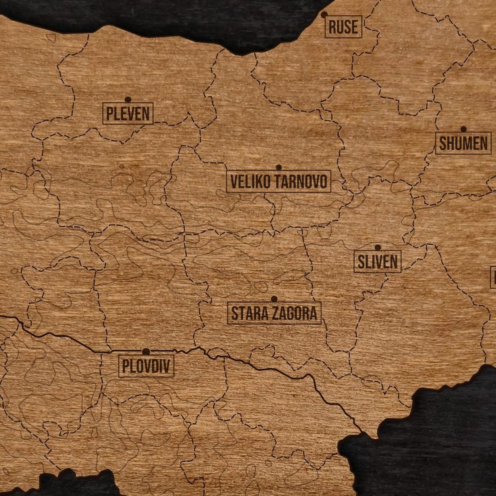 Bułgaria - zbliżenie na grawer w ramce