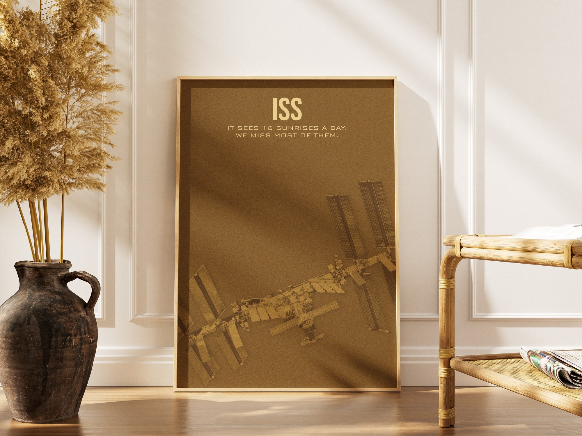 Międzynarodowa Stacja Kosmiczna (ISS) - plakat