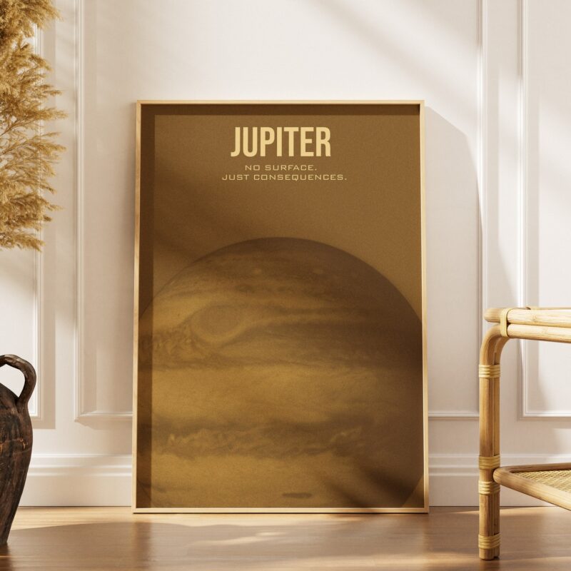 Jowisz - plakat planety