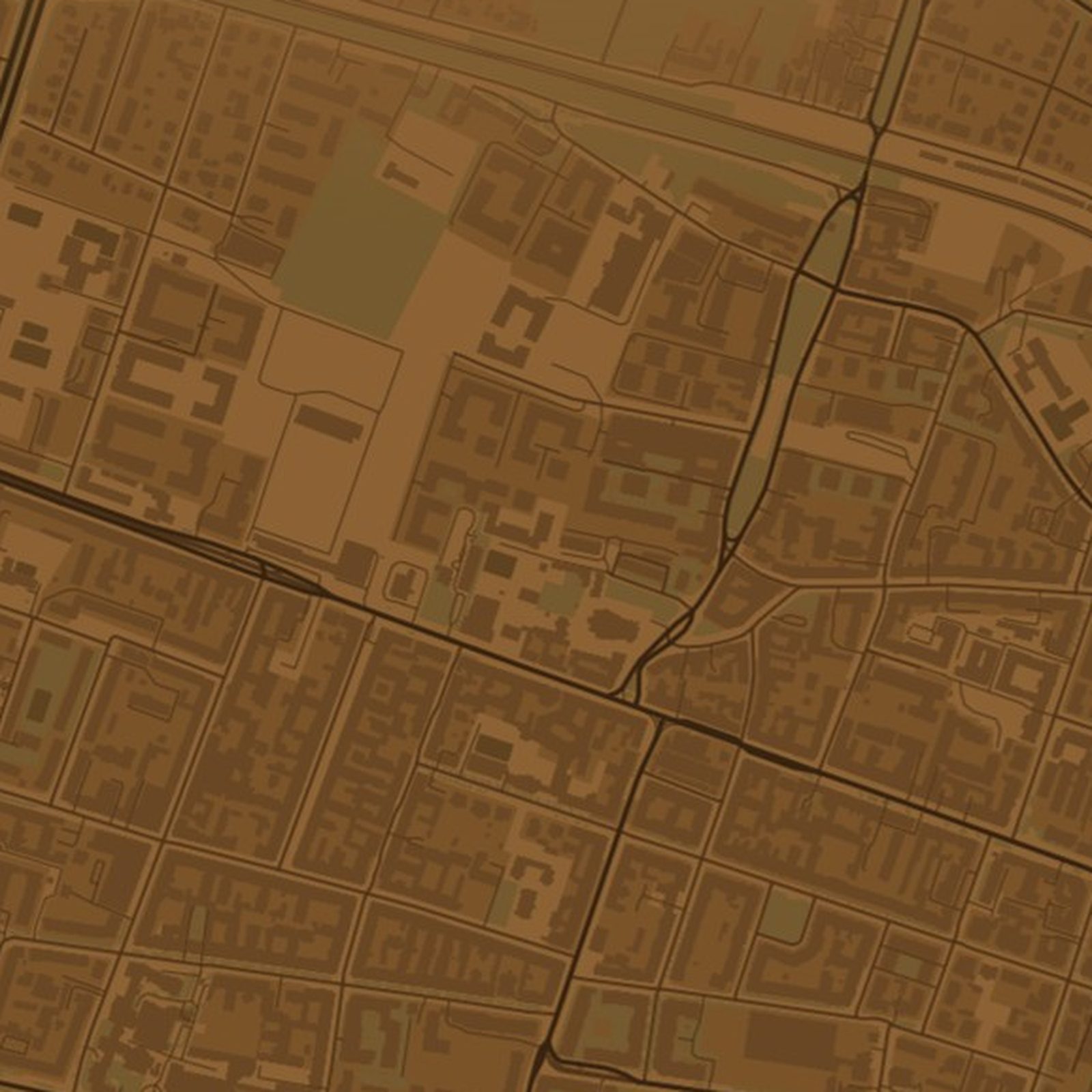 Jeżyce (Poznań) - zbliżenie na druk plakatu