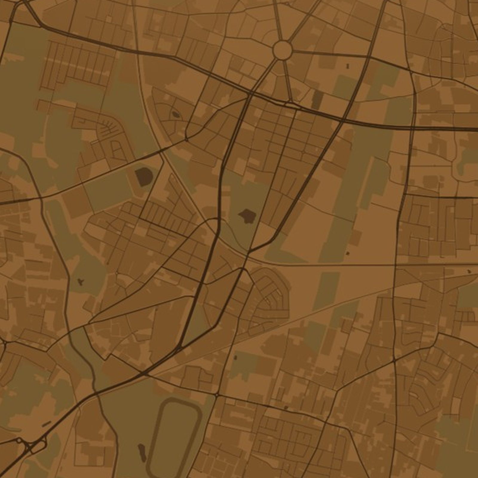 Krzyki (Wrocław) - zbliżenie na druk plakatu