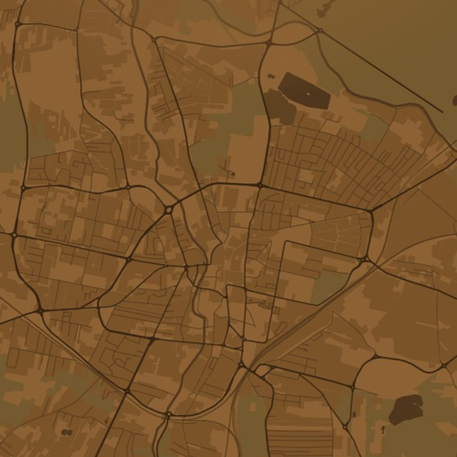 Rybnik - zbliżenie na druk plakatu