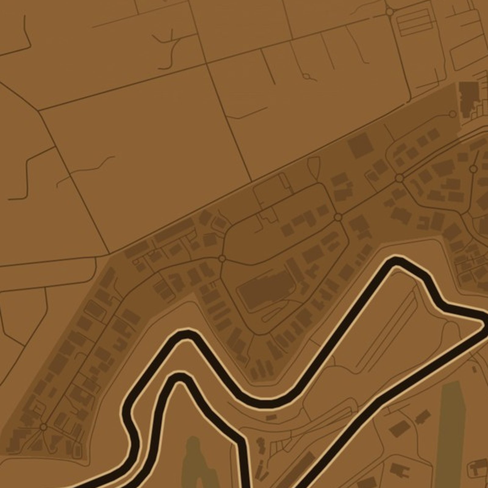 Kyalami - zbliżenie na druk plakatu
