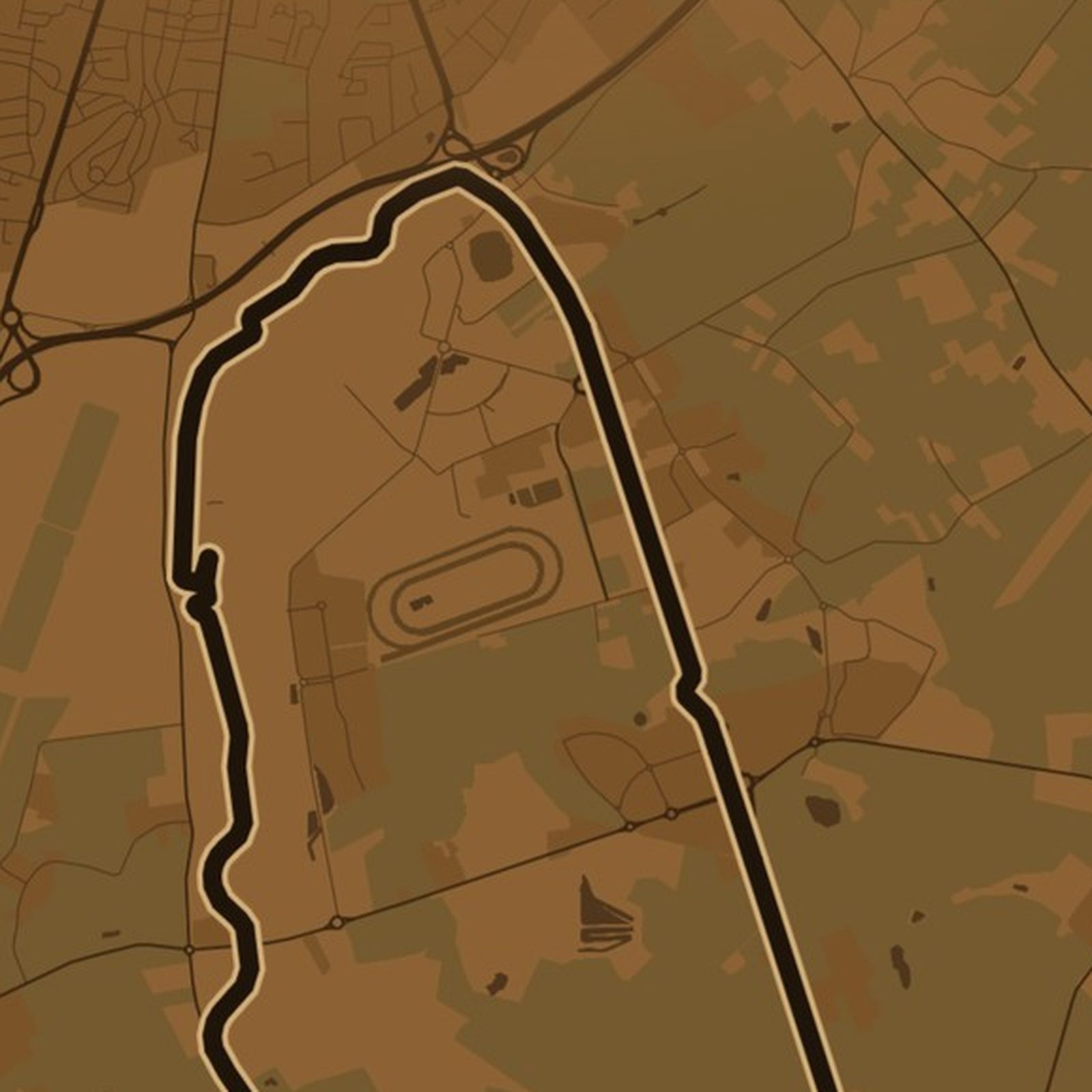 Le Mans - zbliżenie na druk plakatu