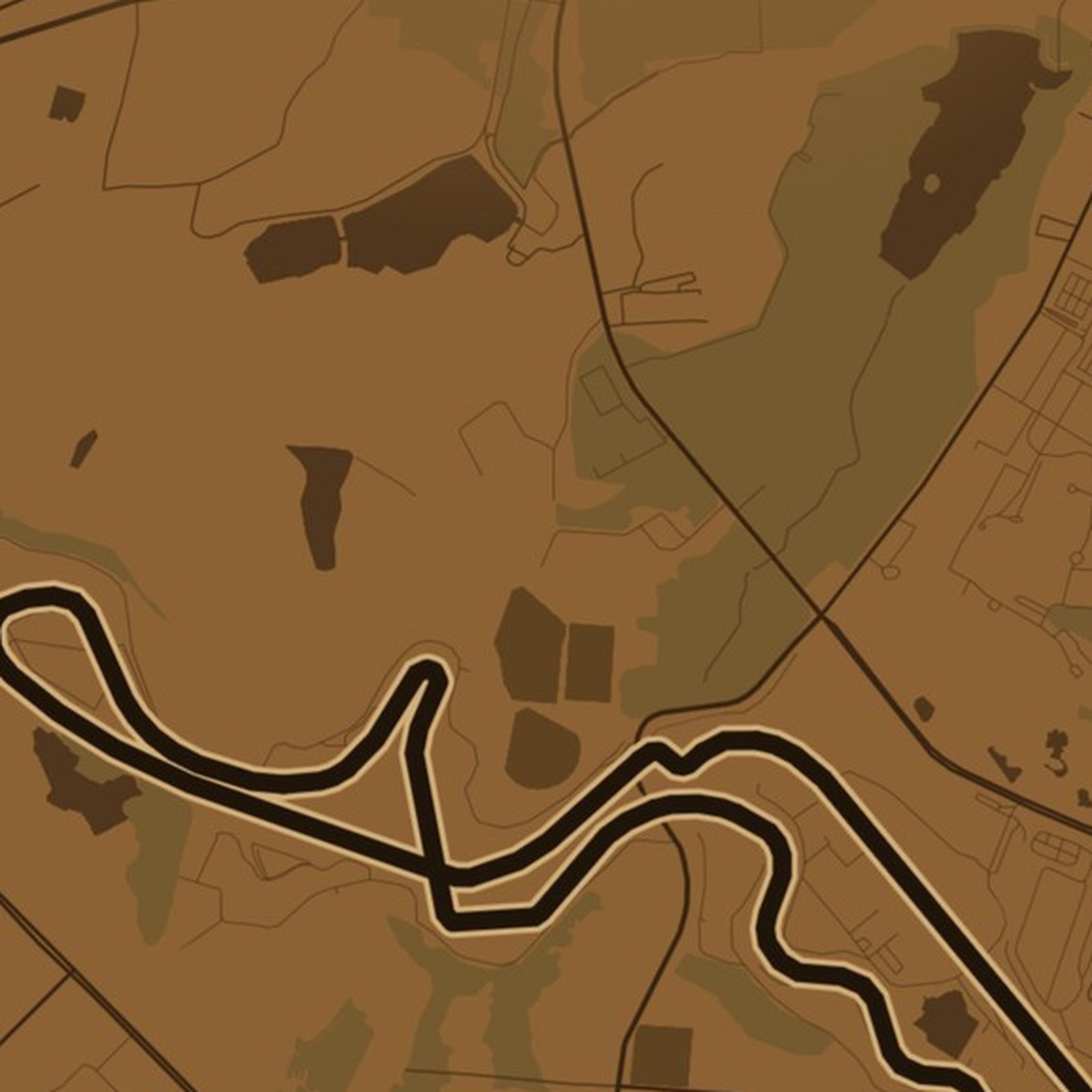 Suzuka - zbliżenie na druk plakatu