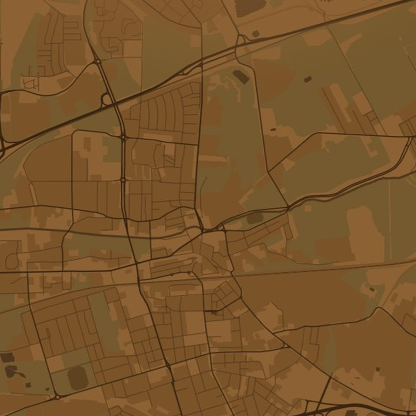 Zabrze - zbliżenie na druk plakatu