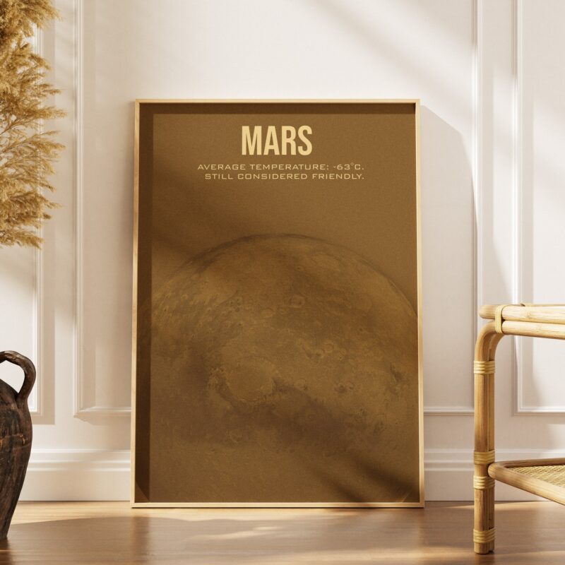 Mars - plakat planety