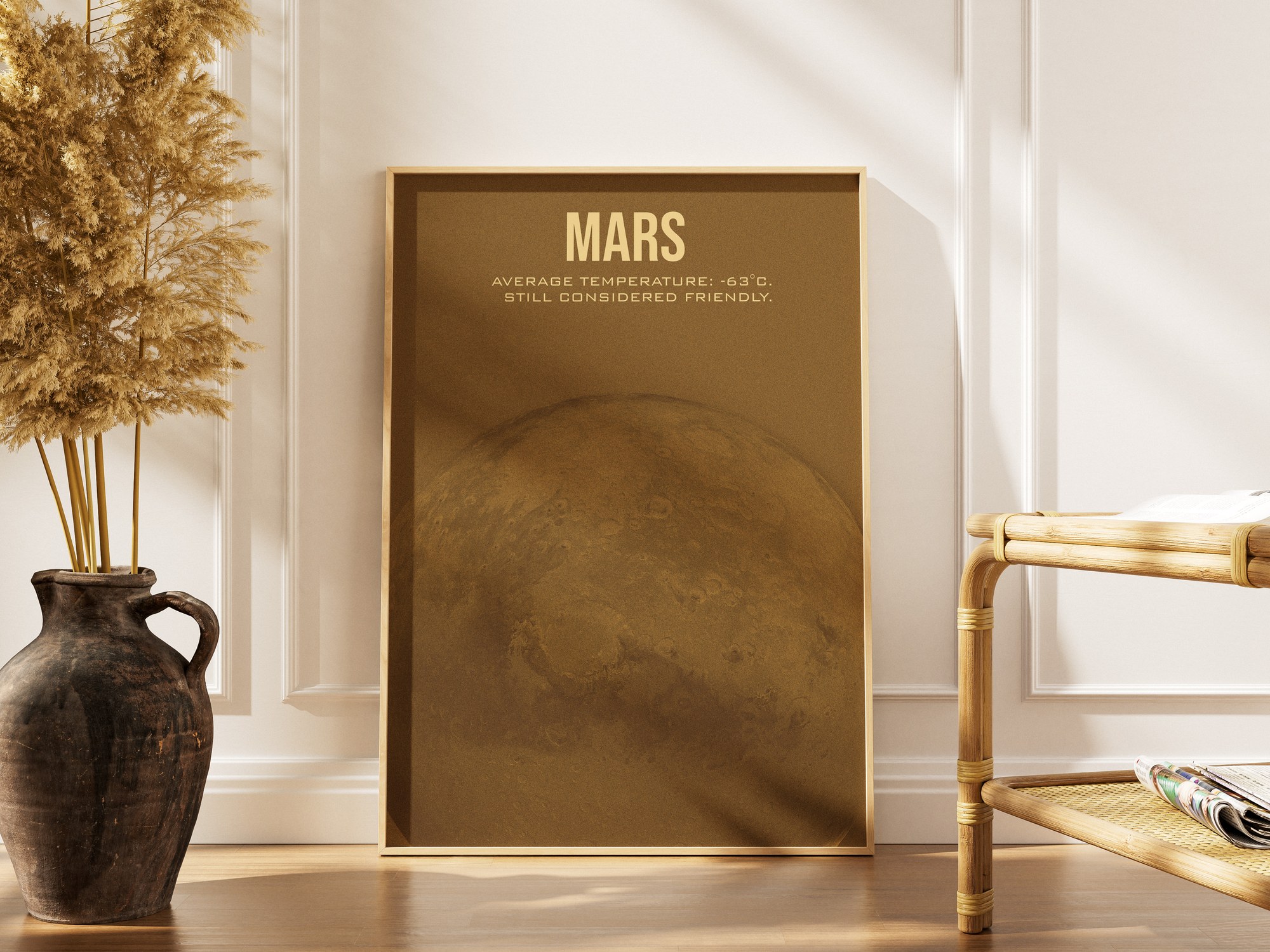 Mars - plakat planety
