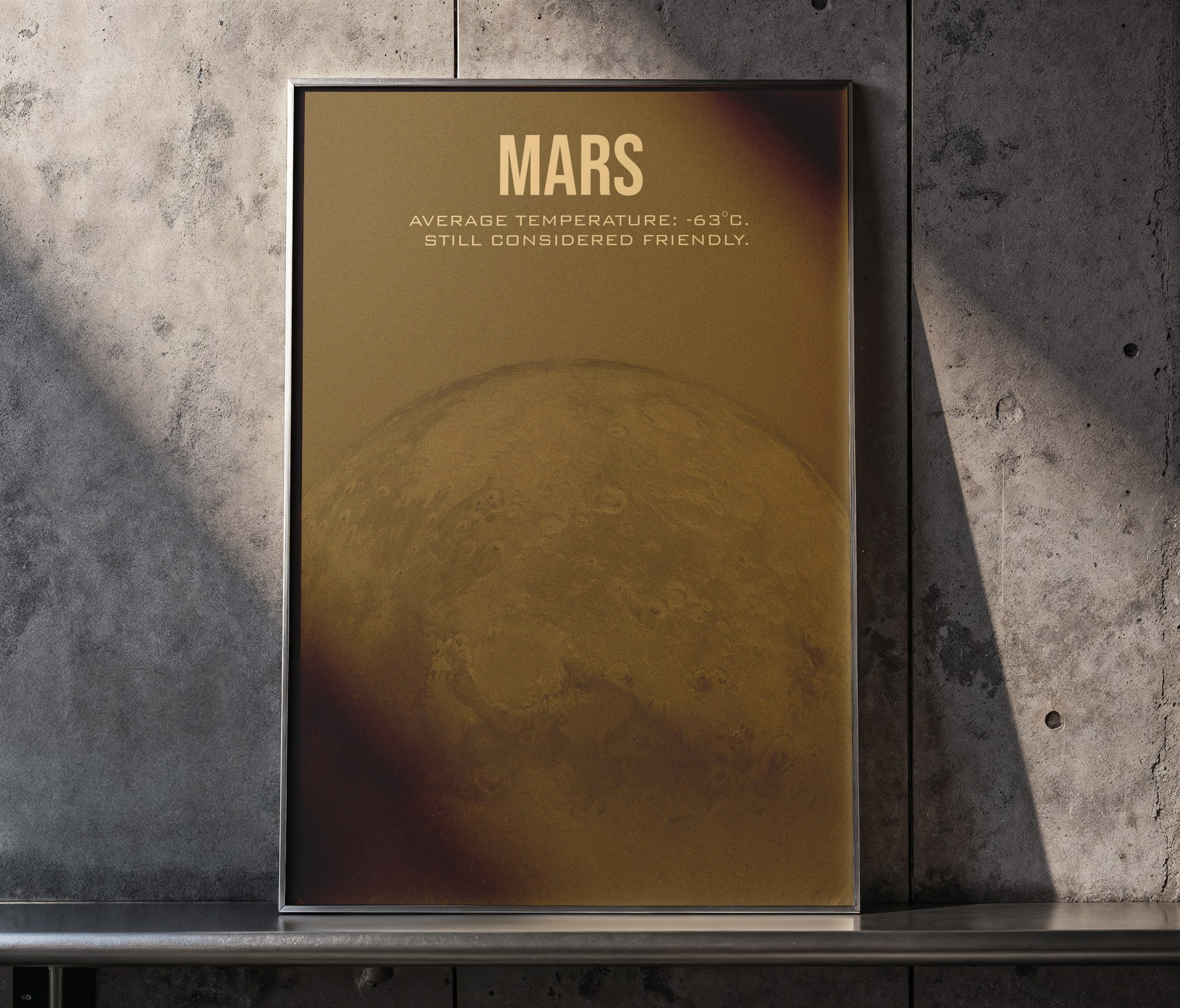 Mars - plakat planety - zdjęcie 3