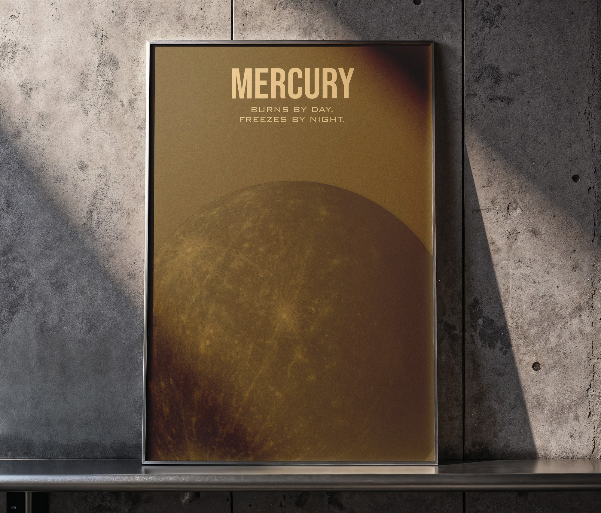 Merkury - plakat planety - zdjęcie 3