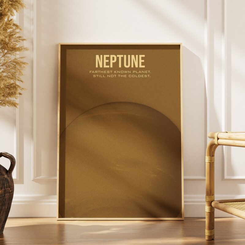 Neptun - plakat planety