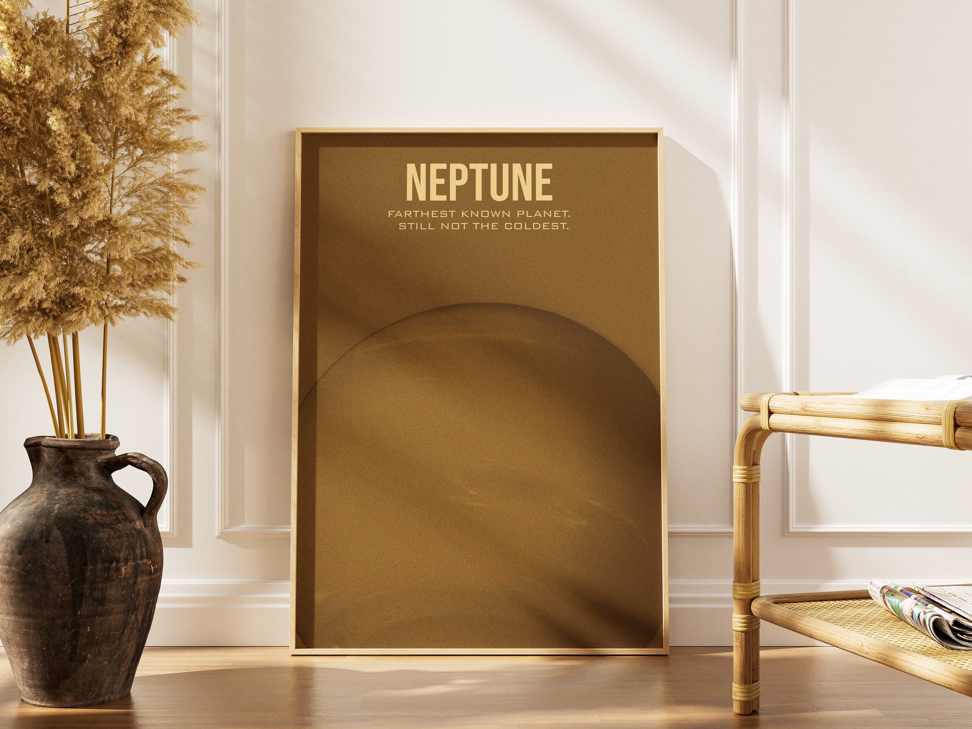 Neptun - plakat planety