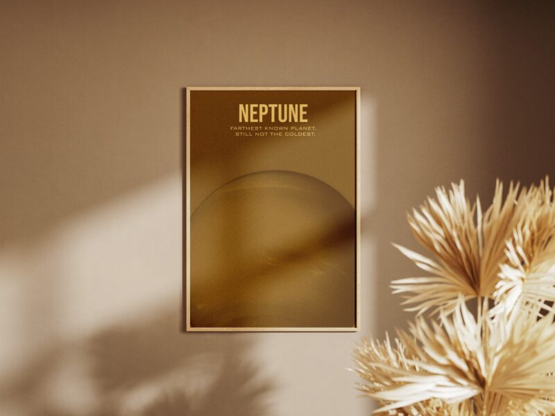 Neptun - plakat planety