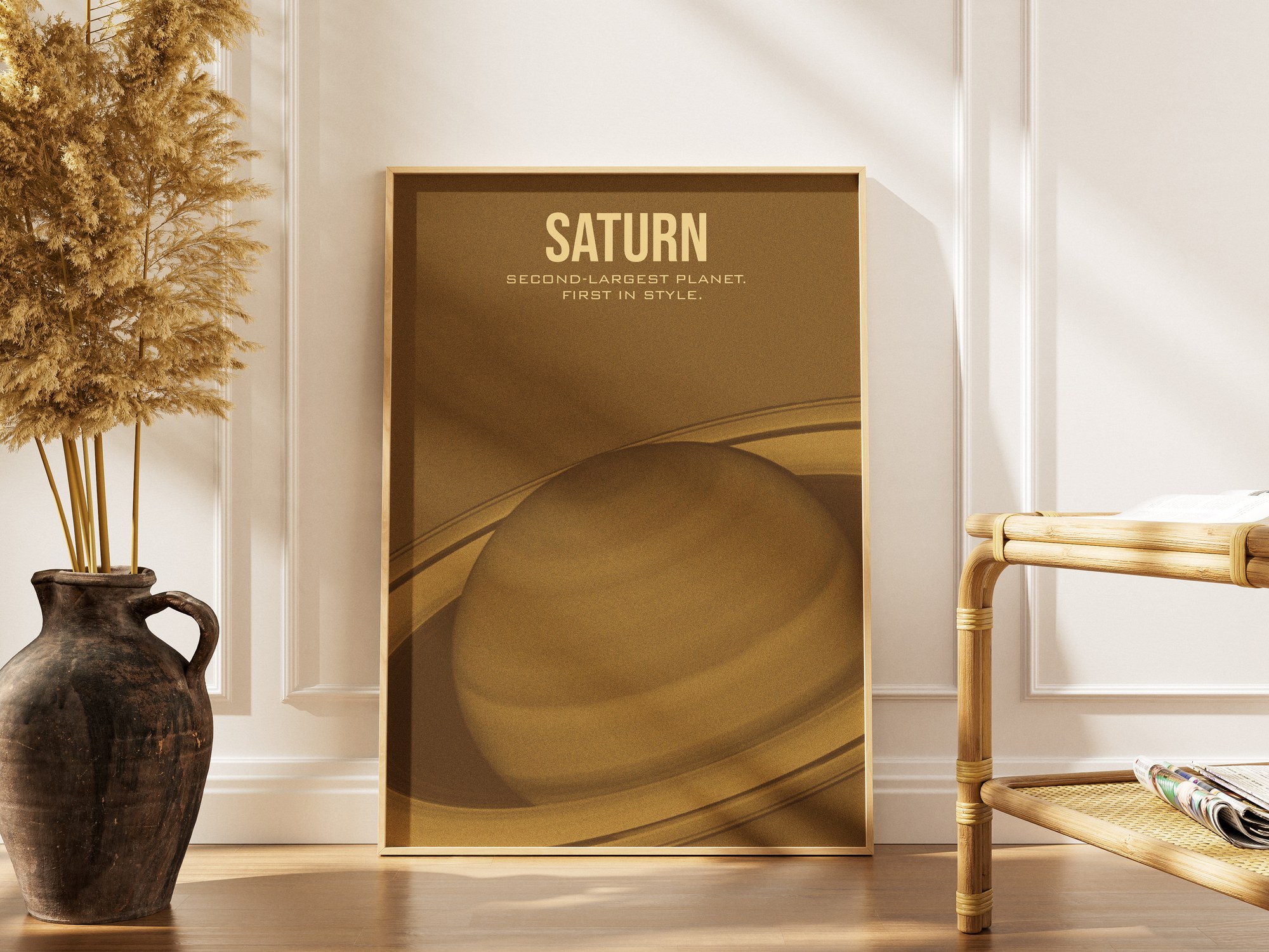 Saturn - plakat planety