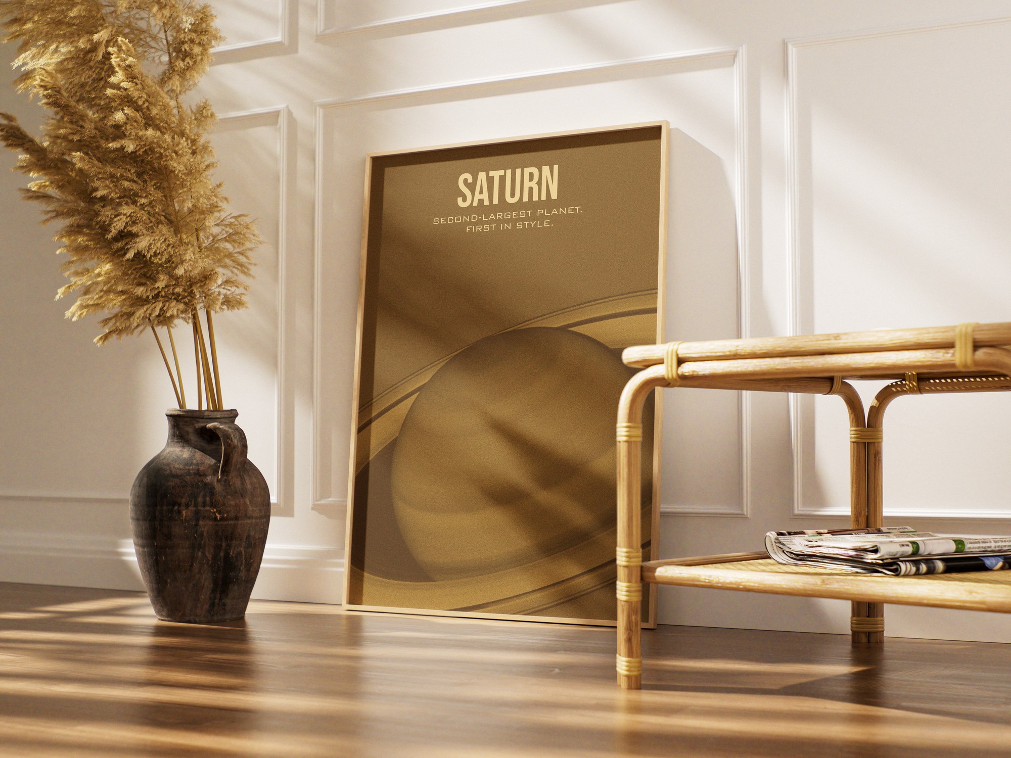 Saturn - plakat planety - zdjęcie 6