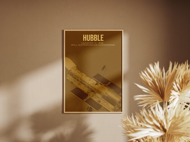 Teleskop Hubble’a - plakat