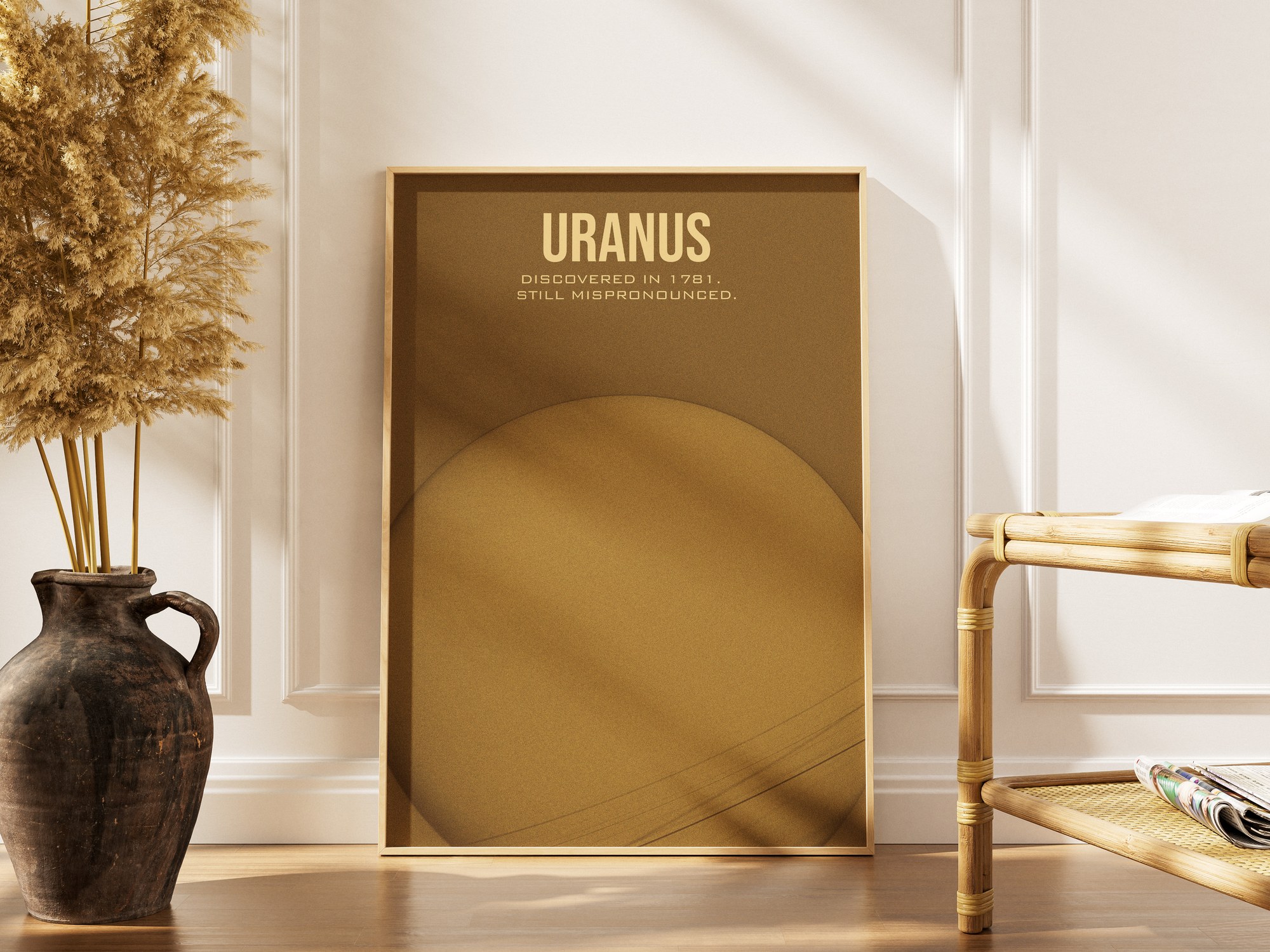 Uran - plakat planety