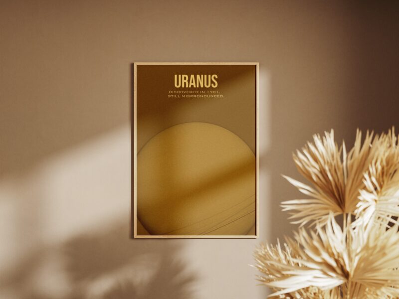 Uran - plakat planety